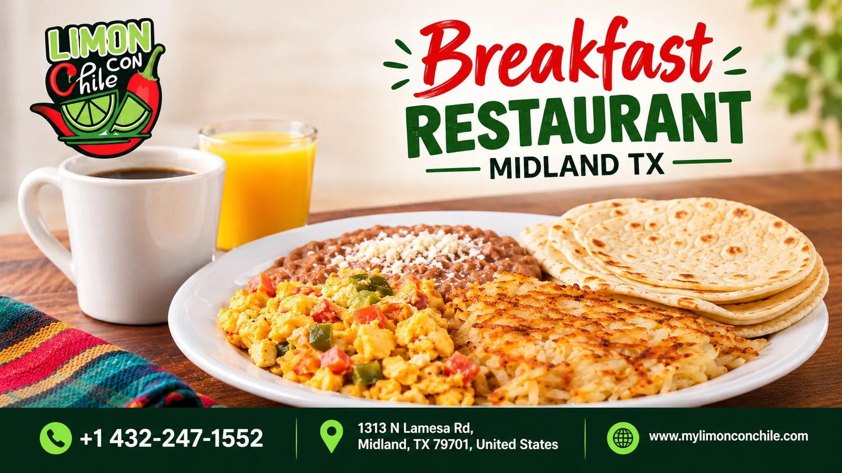 Craving Authentic Morning Flavors? Find the Best Breakfast Restaurant in Midland, TX