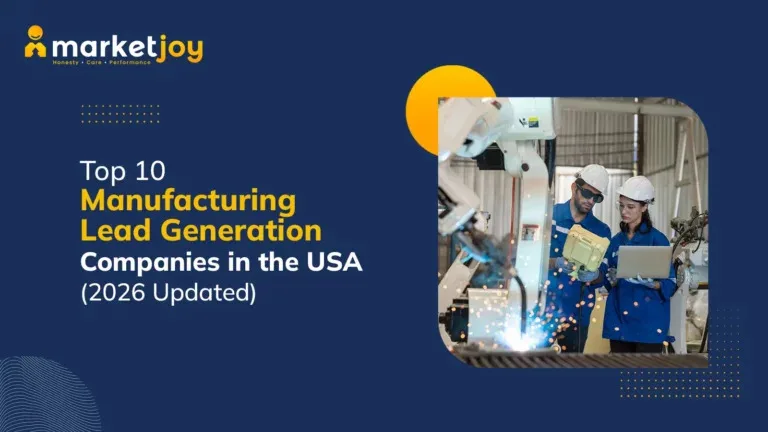 Top 10 Manufacturing Lead Generation Companies in the USA (2026 Updated)