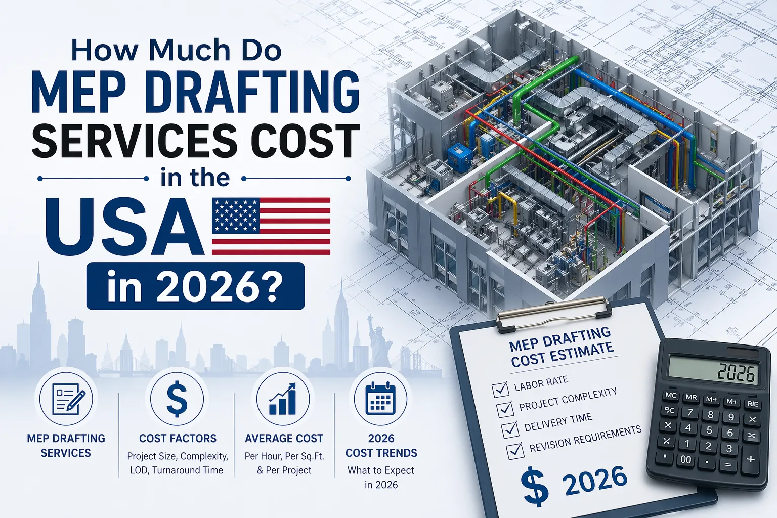 How Much Do MEP Drafting Services Cost in the USA in 2026?