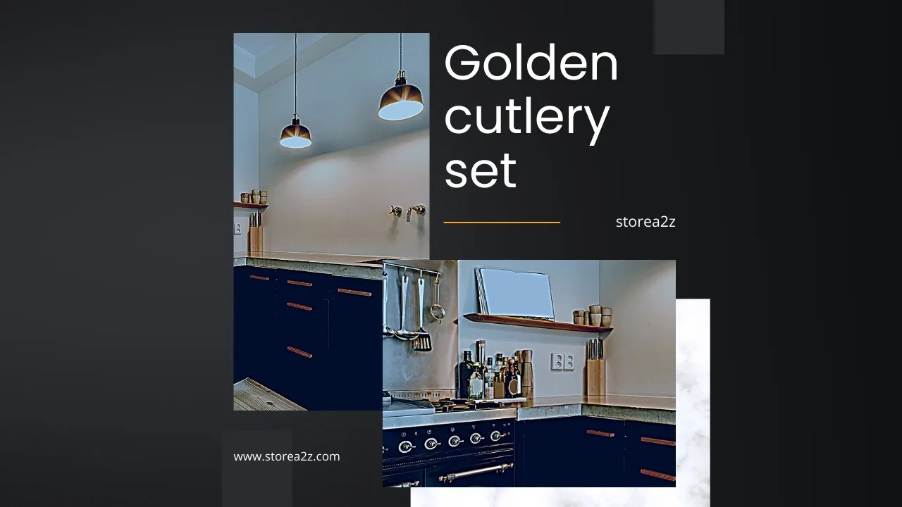 Golden Cutlery Set: Add Elegance to Your Dining with StoreA2Z