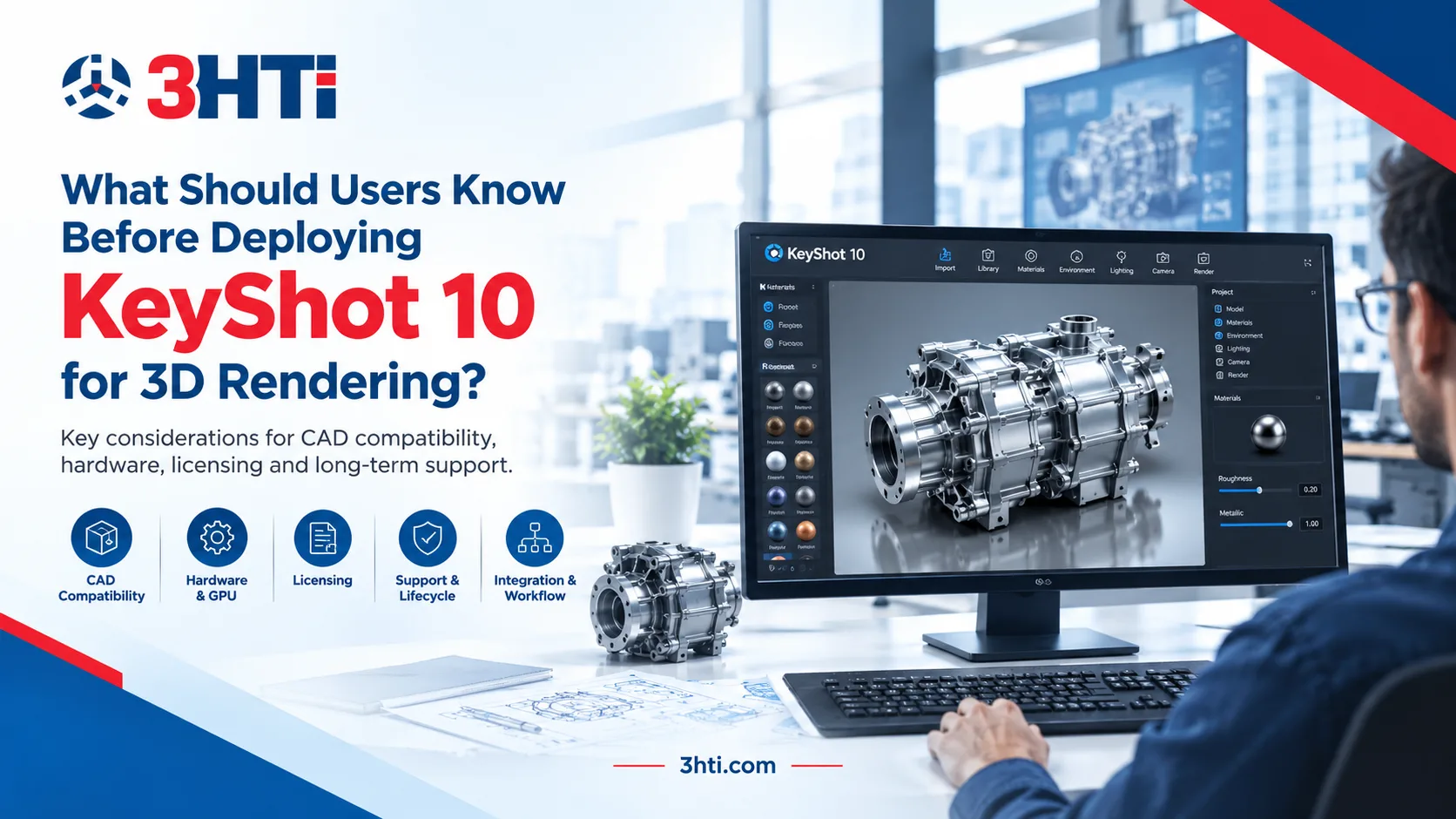 What Should Users Know Before Deploying KeyShot 10 for 3D Rendering?