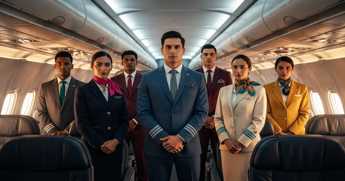 How Your Cabin Crew Uniform Speaks Before Your Crew Does