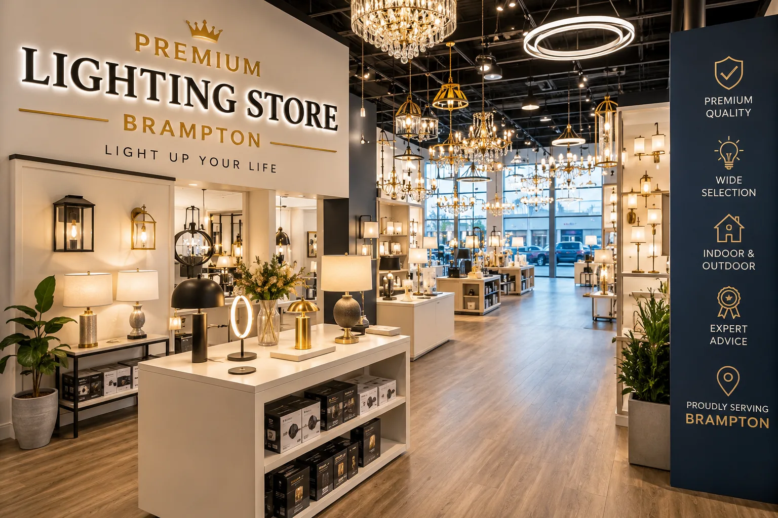 What Makes a Lighting Store in Brampton the Right Choice for Your Project?