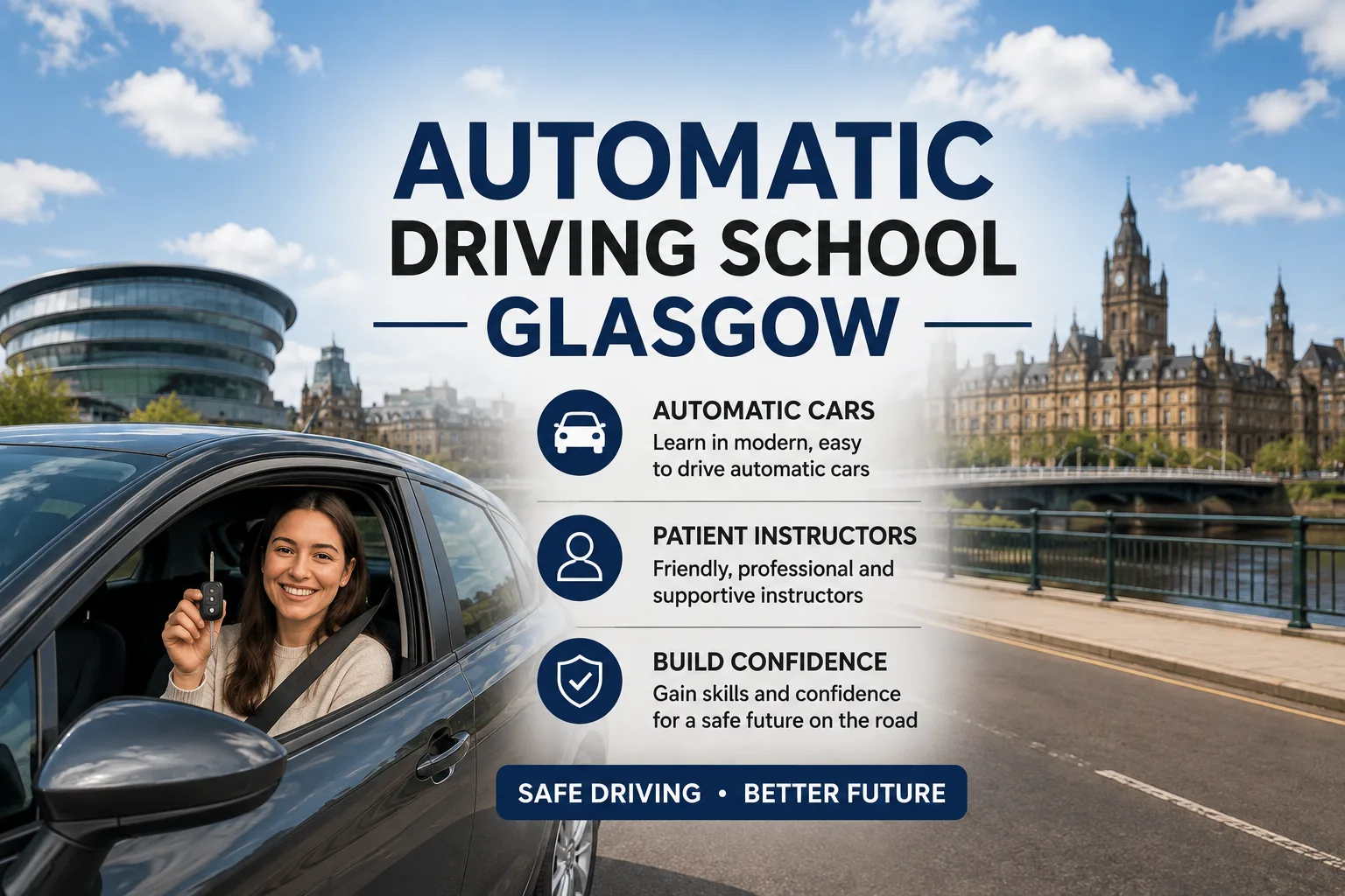 What Makes Automatic Driving School Glasgow Ideal?
