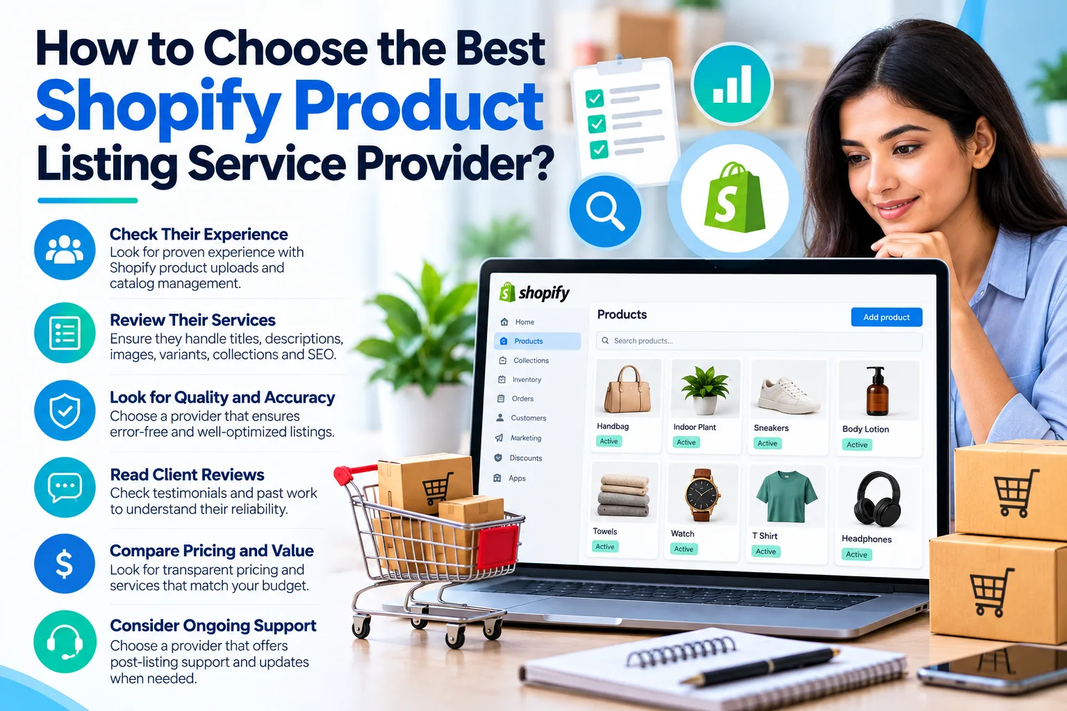 How to Choose the Best Shopify Product Listing Service Provider?