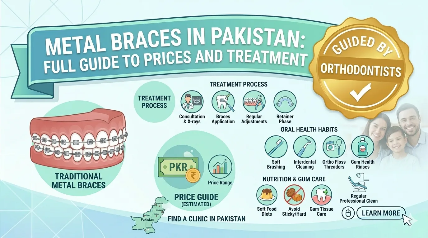 Metal Braces in Pakistan: Full Guide to Prices and Treatmenttle