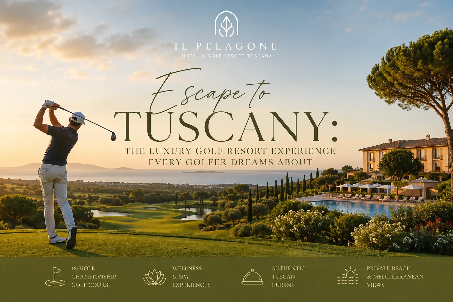 Escape to Tuscany: The Luxury Golf Resort Experience Every Golfer Dreams About
