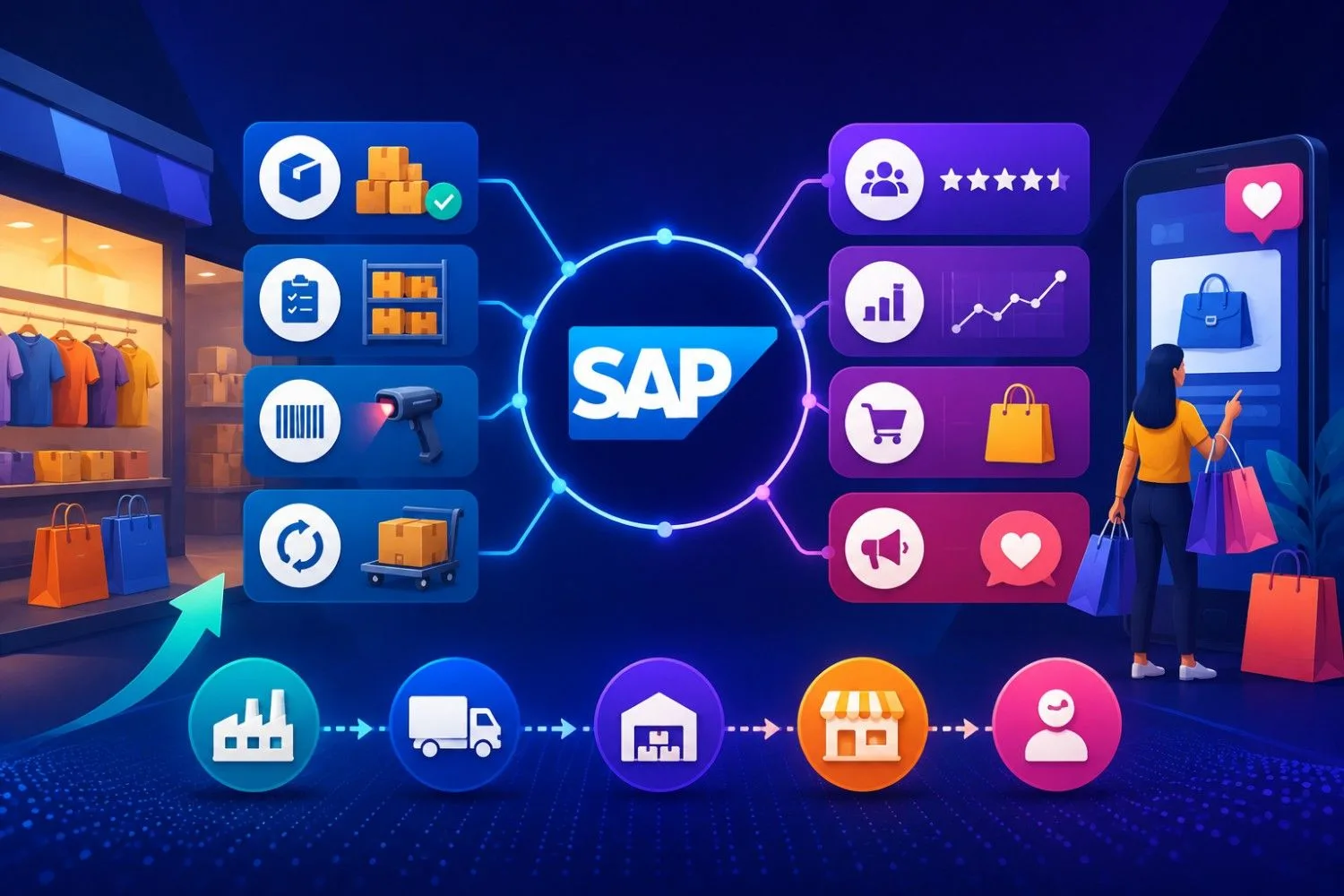 How Retail Companies Use SAP to Manage Inventory and Customer Demand