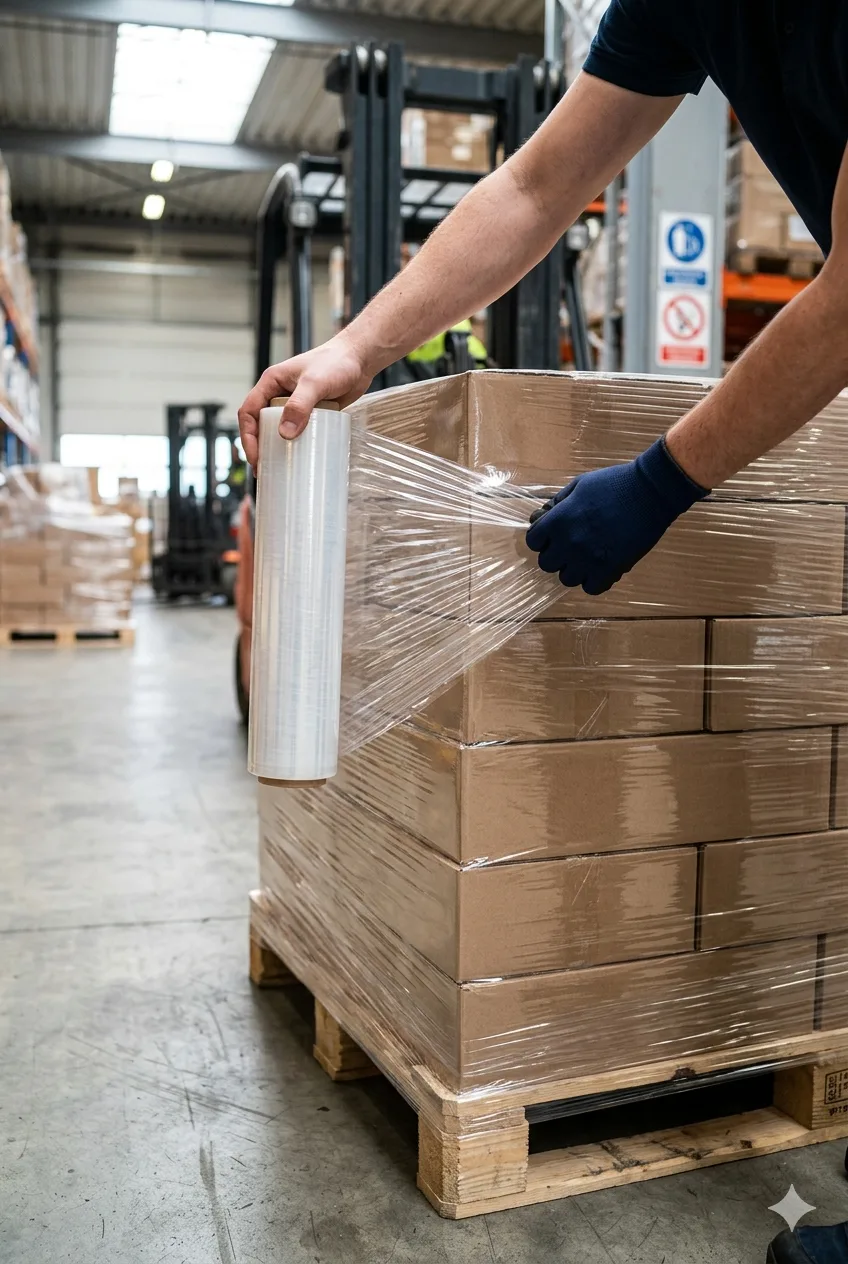Comment le film étirable coloré améliore l’organisation et la sécurité des entrepôts en France