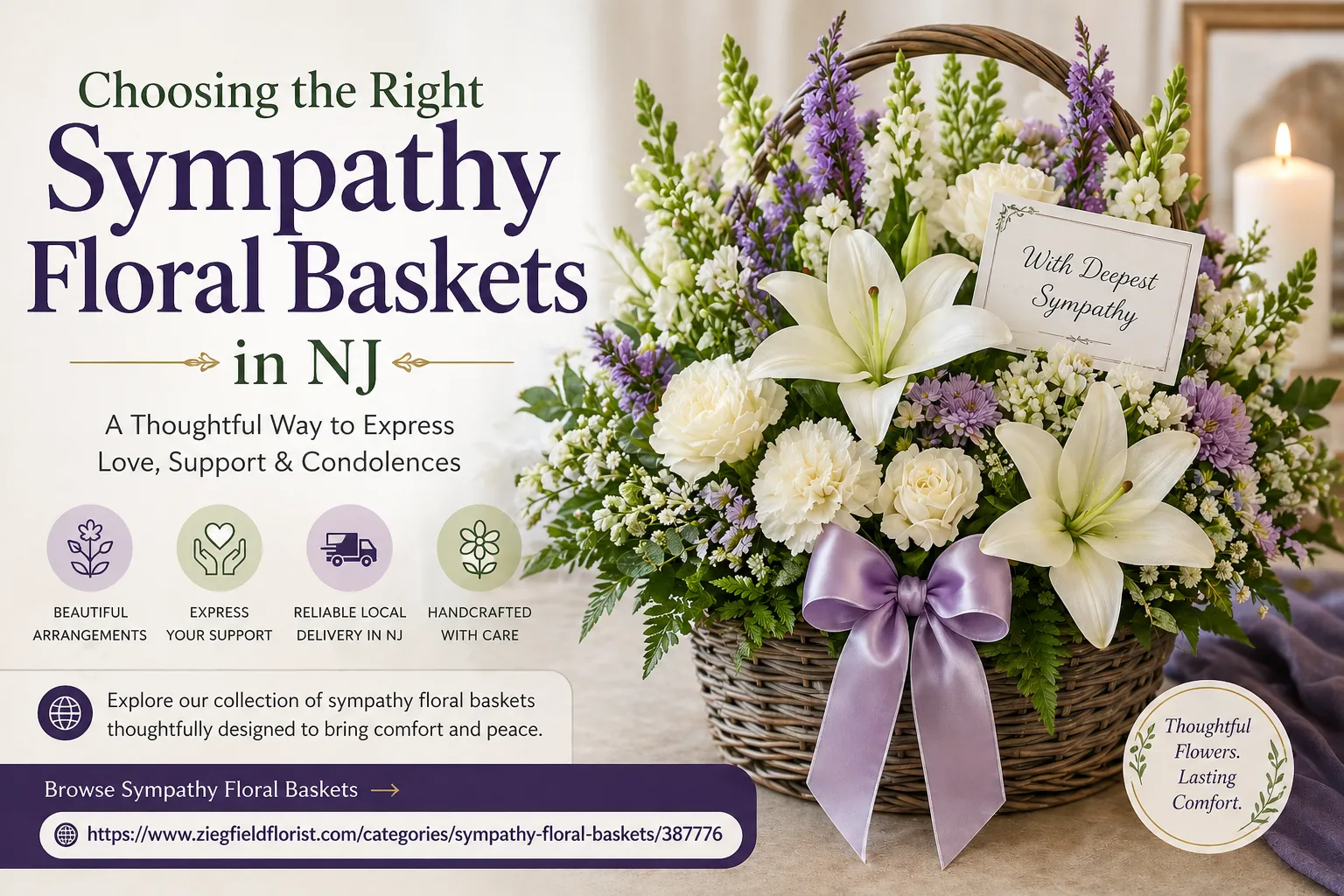 Choosing the Right Sympathy Floral Baskets in NJ: A Thoughtful Guide