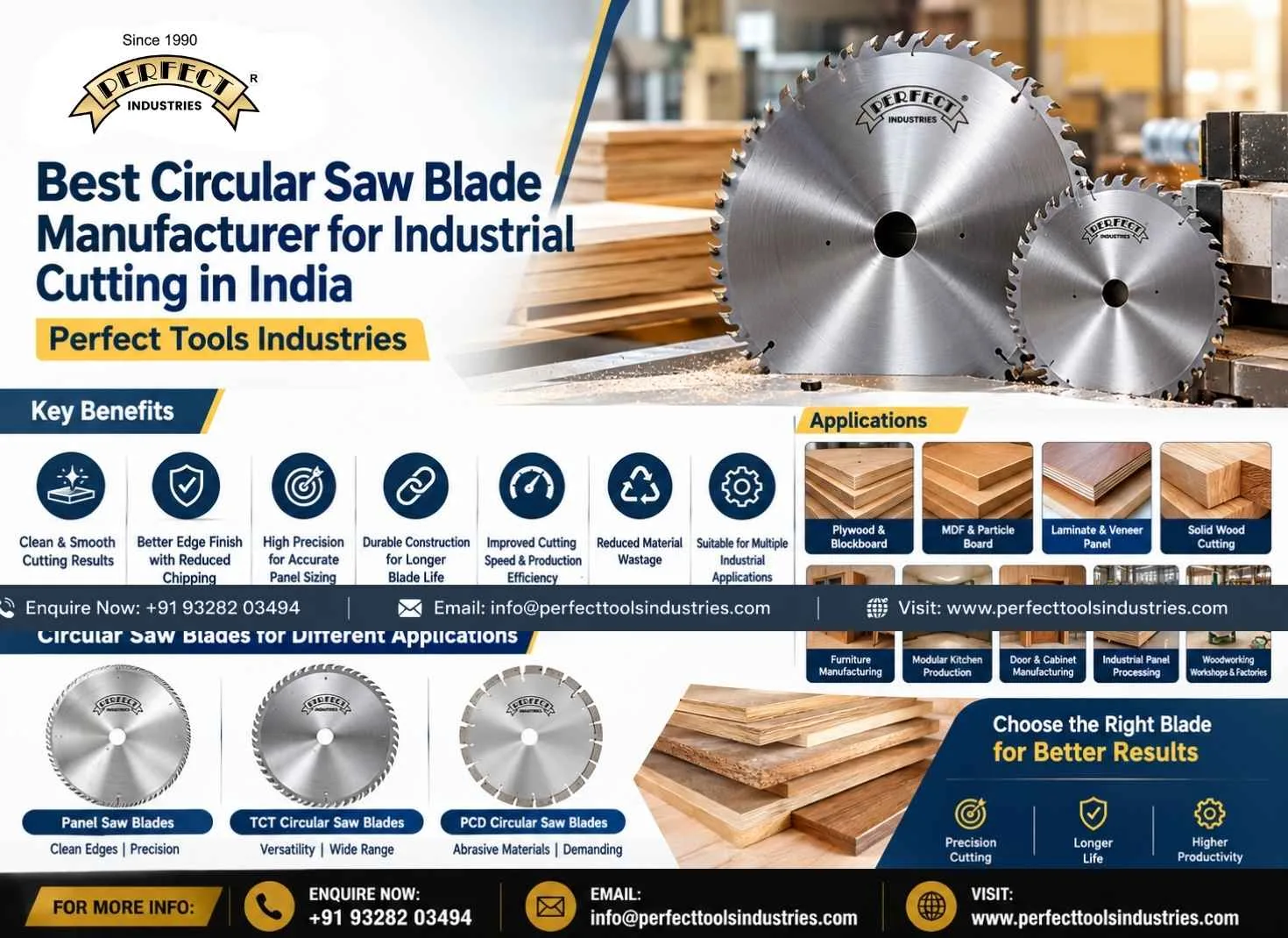 Top Circular Saw Blade Solutions for Precision Industrial Cutting in India