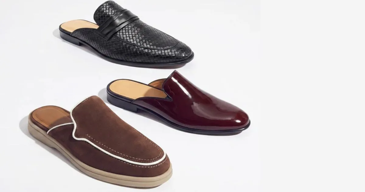 Mules Shoes for Men | Comfortable Leather Slip On Shoes | Italian Shoes Company