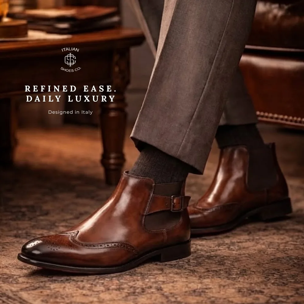 Men's Leather Chukka Boots for Casual and Smart Style