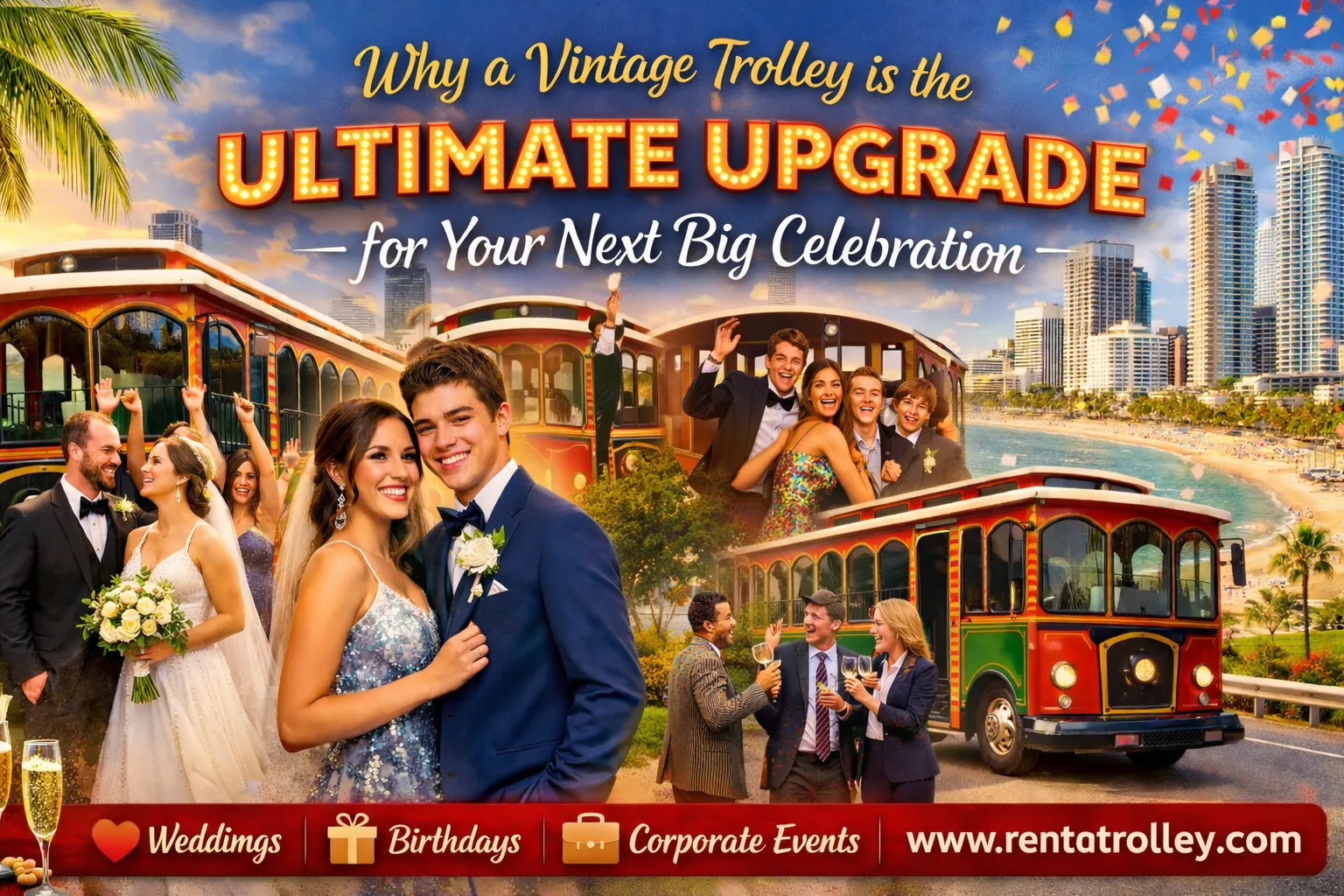 Elevate Every Journey: Why Rent A Trolley is Redefining Event Transportation