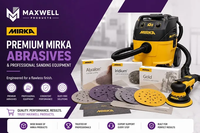 Premium Mirka Abrasives & Professional Sanding Equipment | Maxwell Products