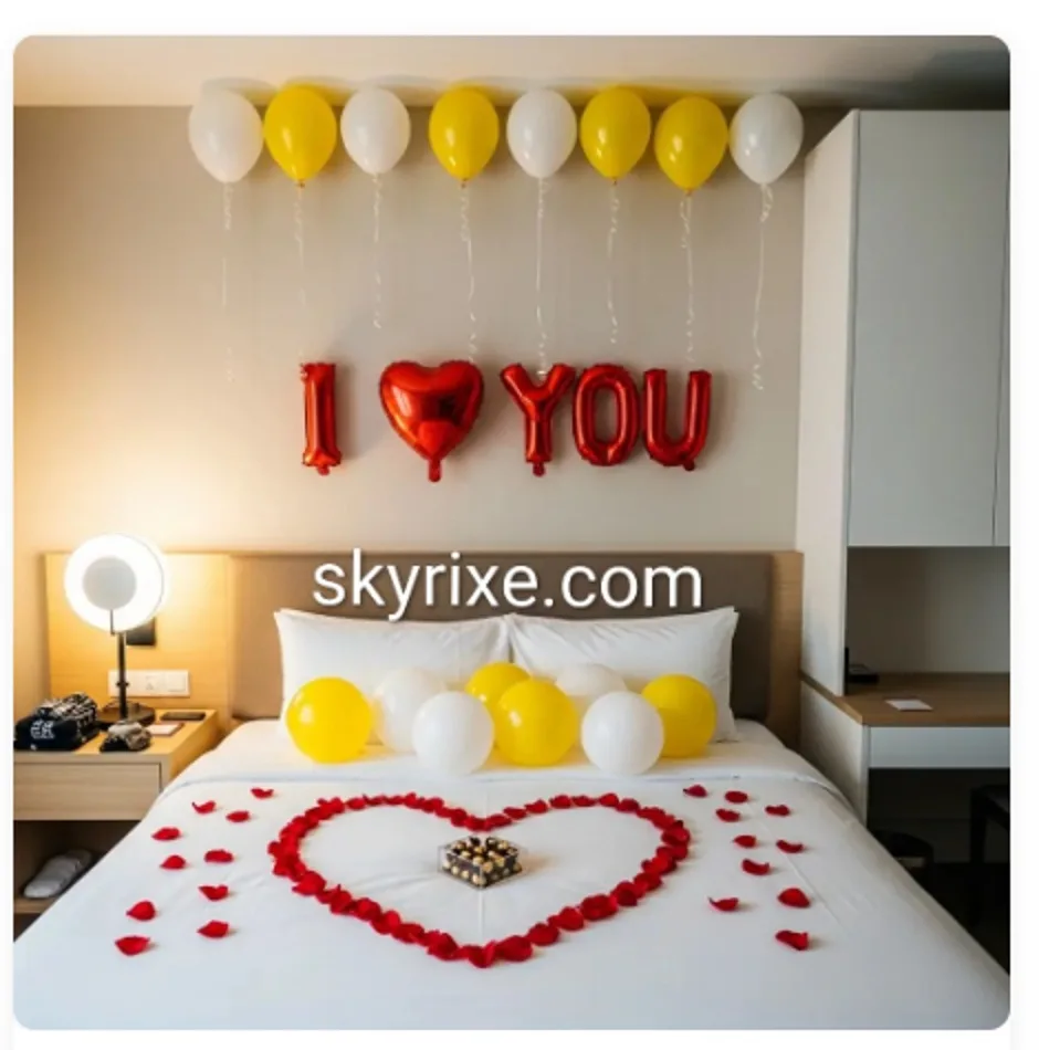Romantic Room Decoration in Mumbai for Couples | Skyrixe