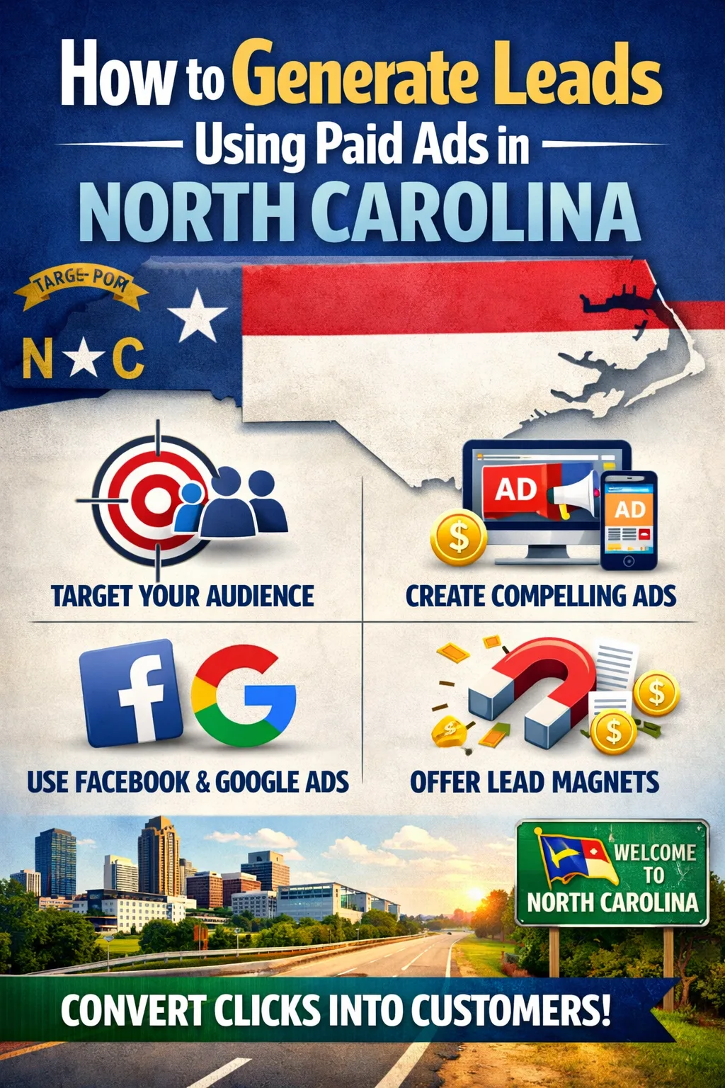 How to Generate Leads Using Paid Ads in North Carolina