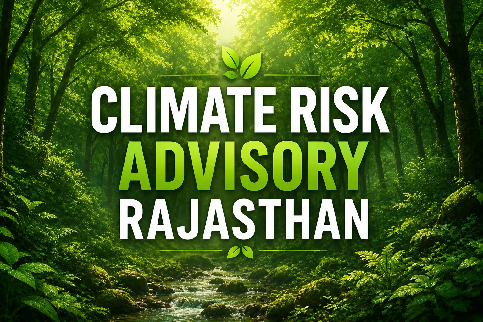 Climate Risk Advisory Rajasthan