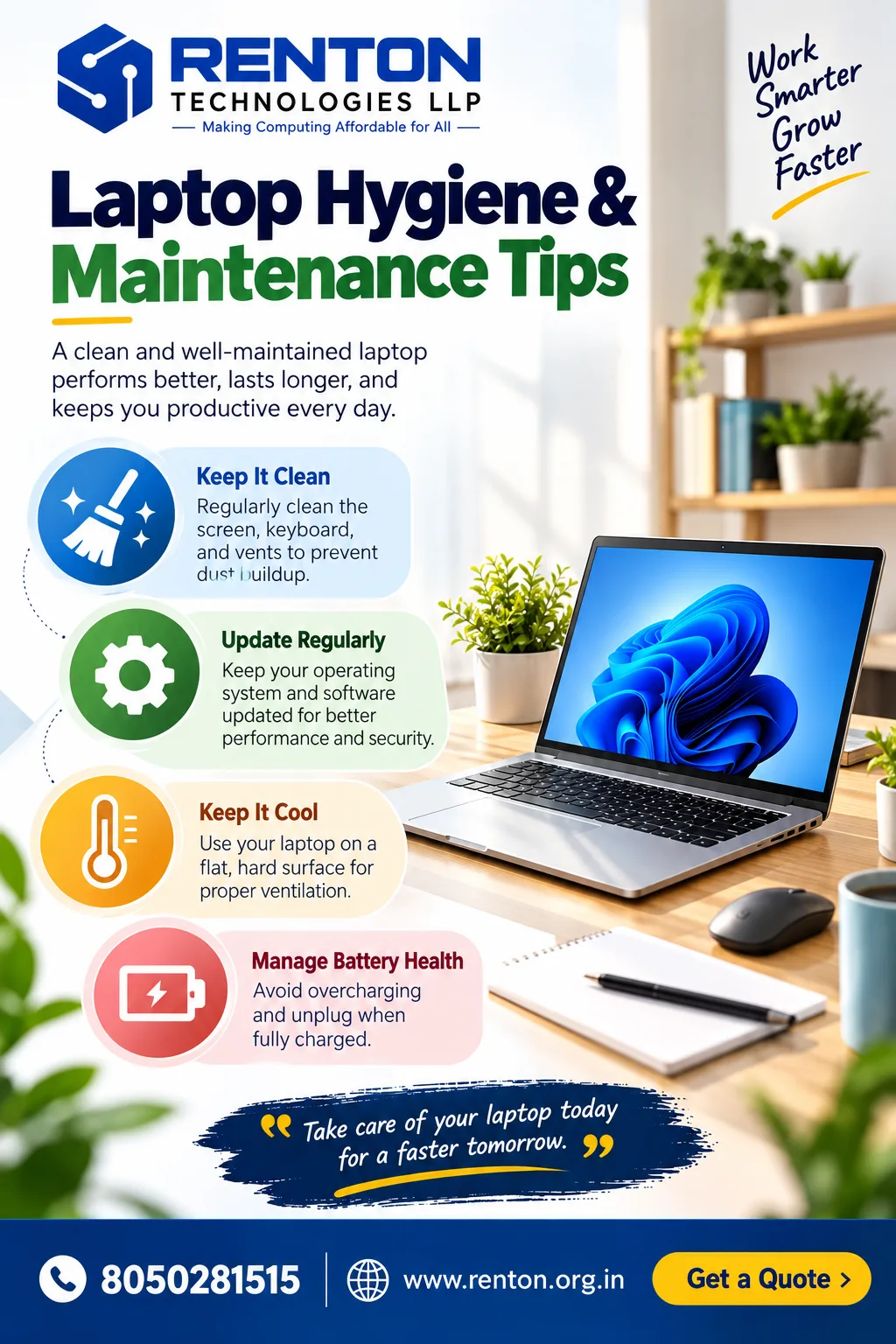 7 Practical Laptop Hygiene and Maintenance Tips for Better Performance