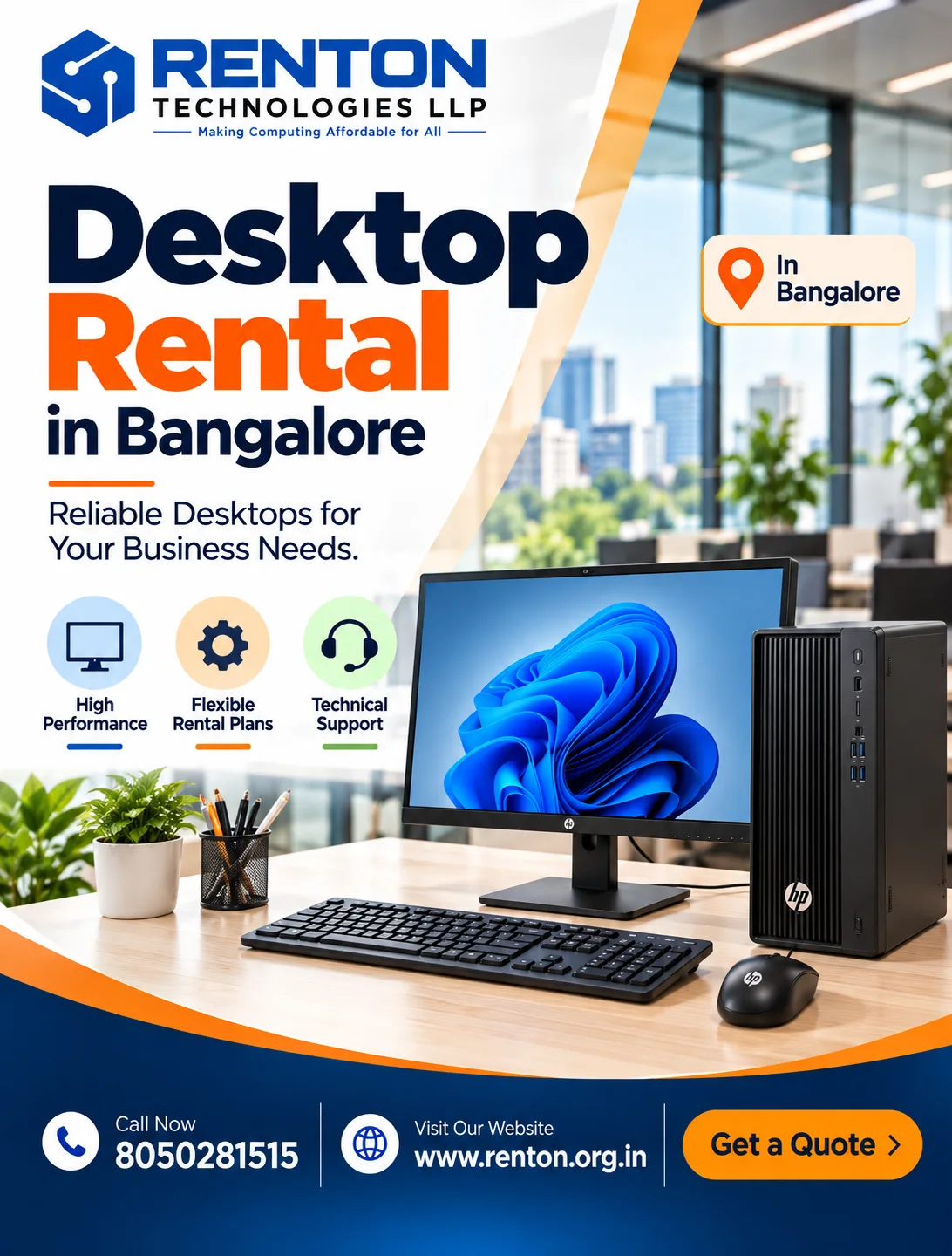 7 Proven Benefits of Desktop Rental in Bangalore for Corporate Offices