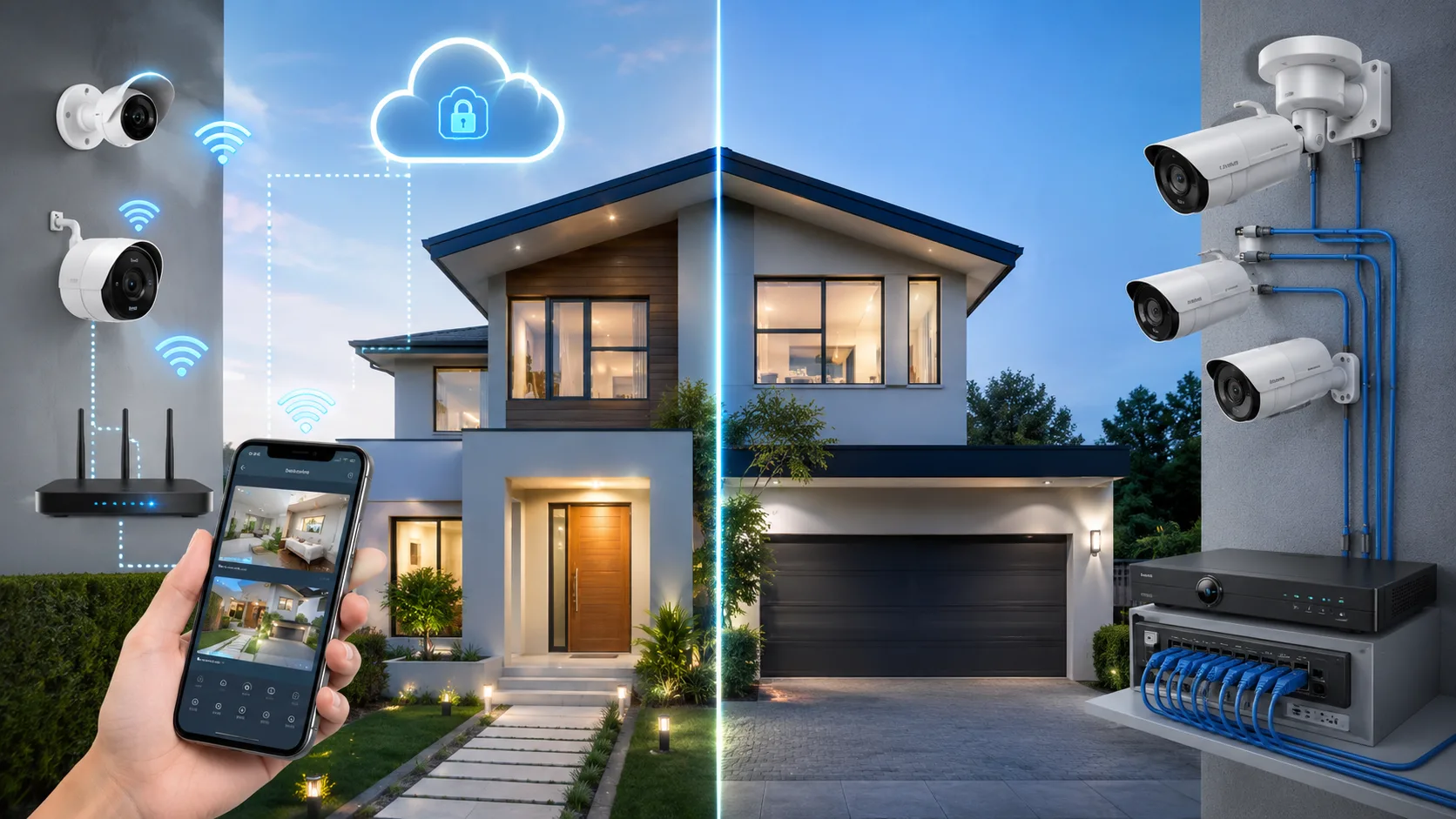 Home Surveillance Cameras Wireless vs Wired Systems: Key Differences