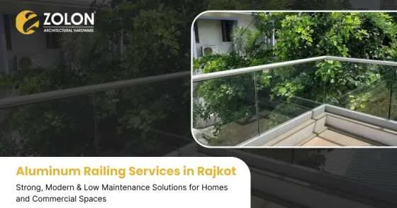 Modern Balcony & Staircase Aluminum Railing Services in Rajkot for Elegant Spaces
