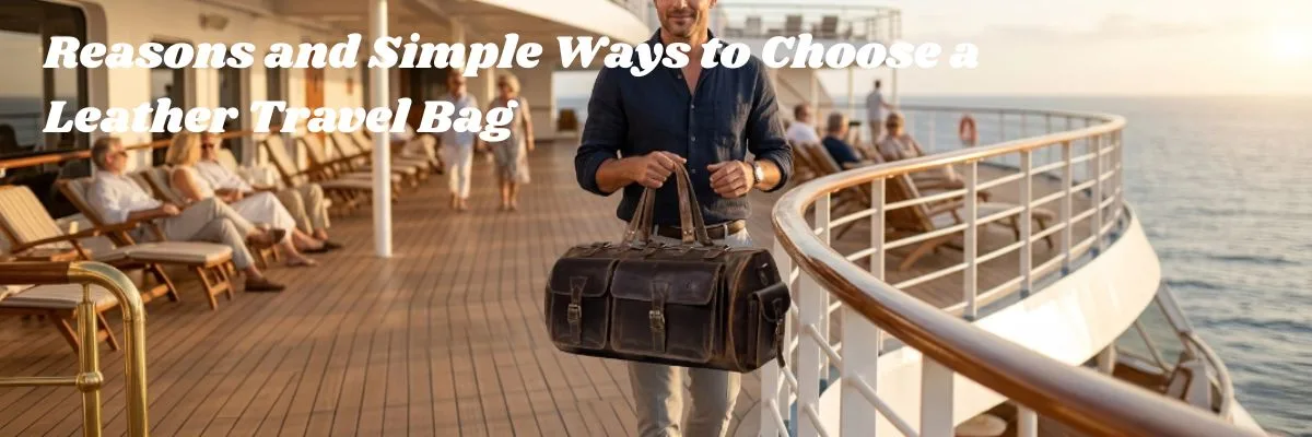 Reasons and Simple Ways to Choose a Leather Travel Bag