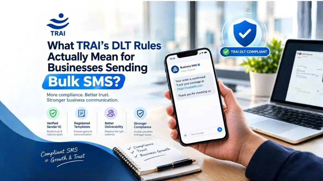What TRAI's DLT Rules Actually Mean for Businesses Sending Bulk SMS?