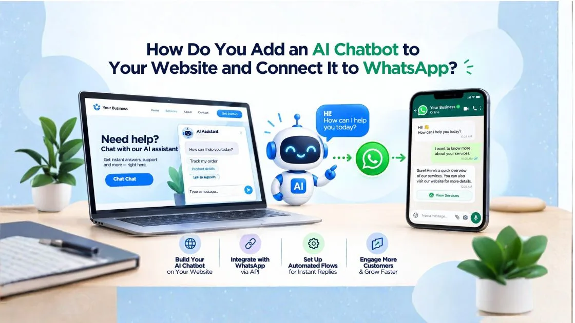 How Do You Add an AI Chatbot to Your Website and Connect It to WhatsApp?