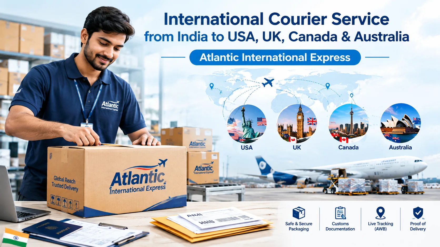 What Makes Atlantic International Express a Reliable International Courier Service from India?