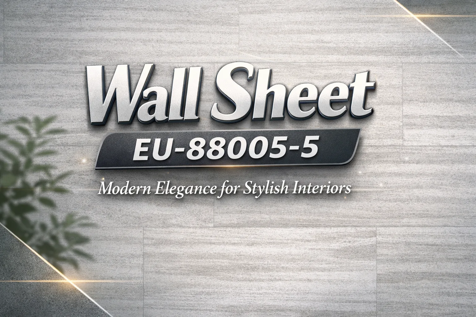 Premium Wall Sheet (EU-88008-6) – Modern Euro Interior Elegance