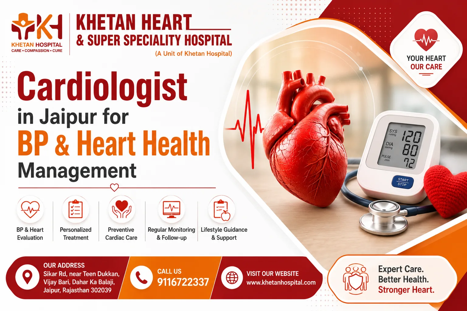 Cardiologist in Jaipur for BP & Heart Health Management