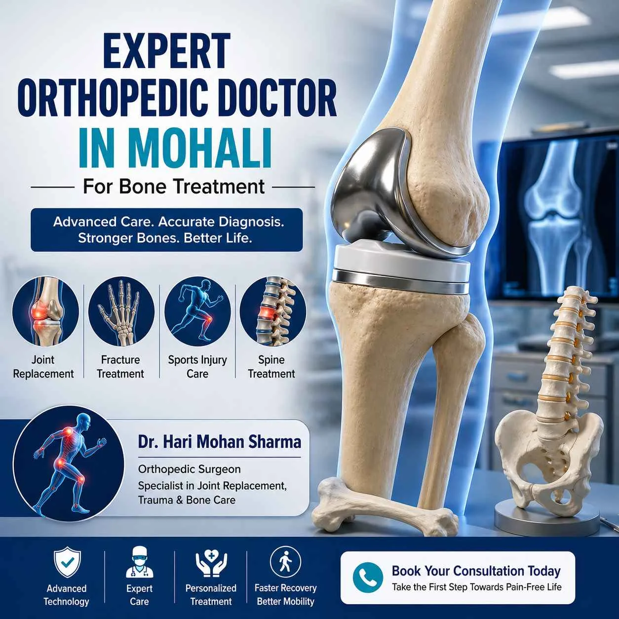 Expert Orthopedic Doctor in Mohali for Bone Treatment