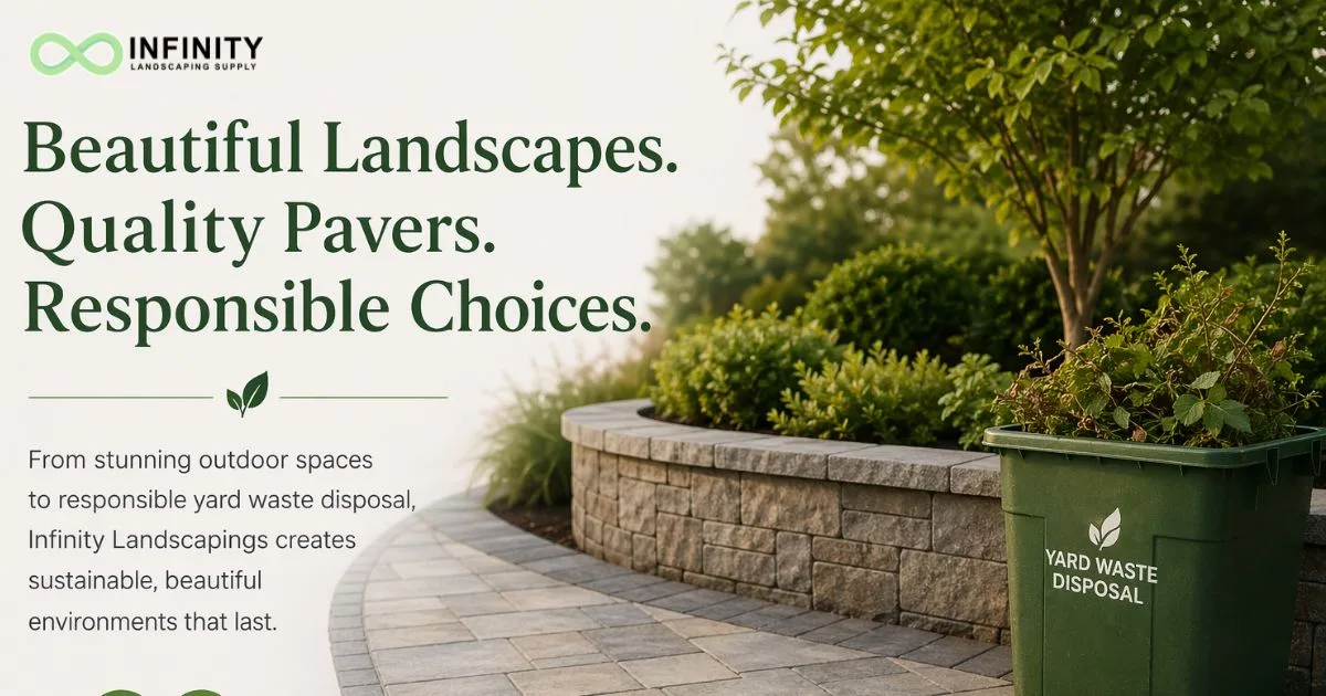 Transforming Outdoor Spaces: Smart Landscaping, Quality Pavers & Responsible Yard Waste Disposal