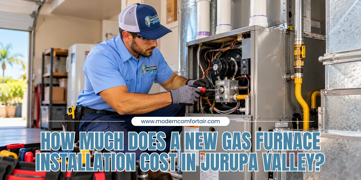 How Much Does a New Gas Furnace Installation Cost in Jurupa Valley?