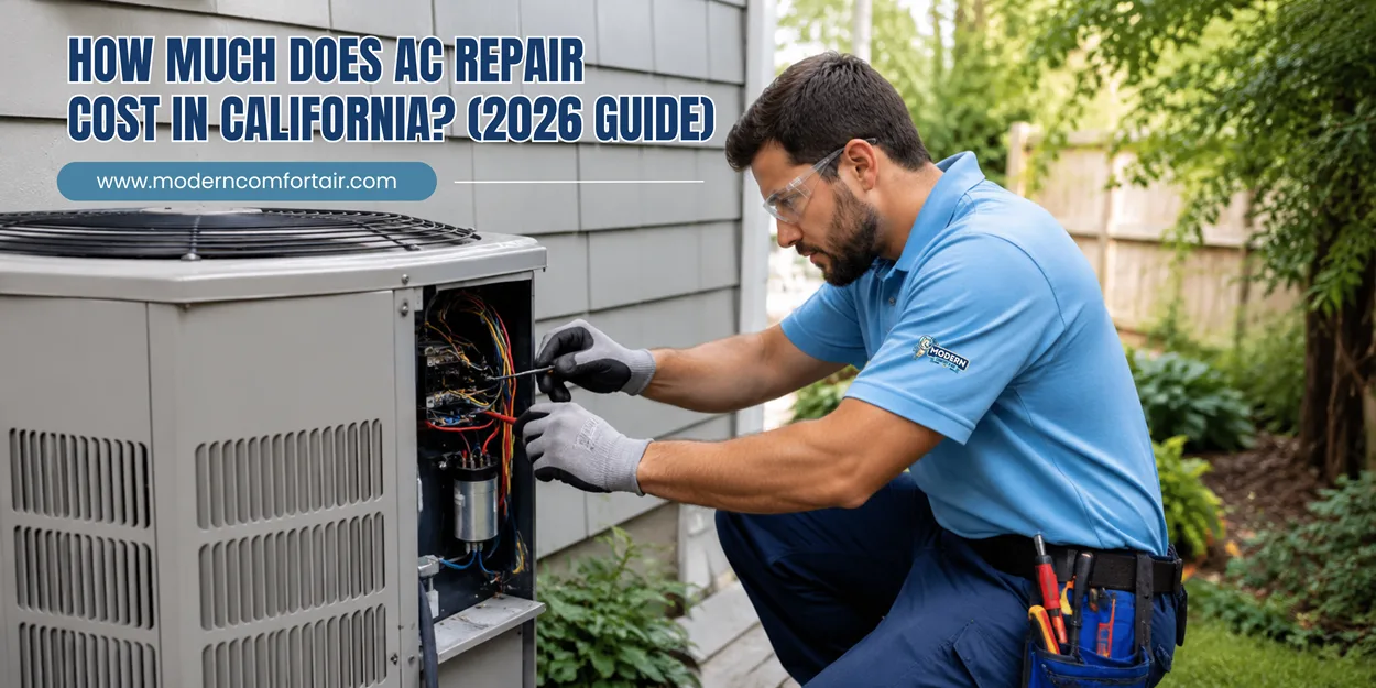 How Much Does AC Repair Cost in California? (2026 Guide)