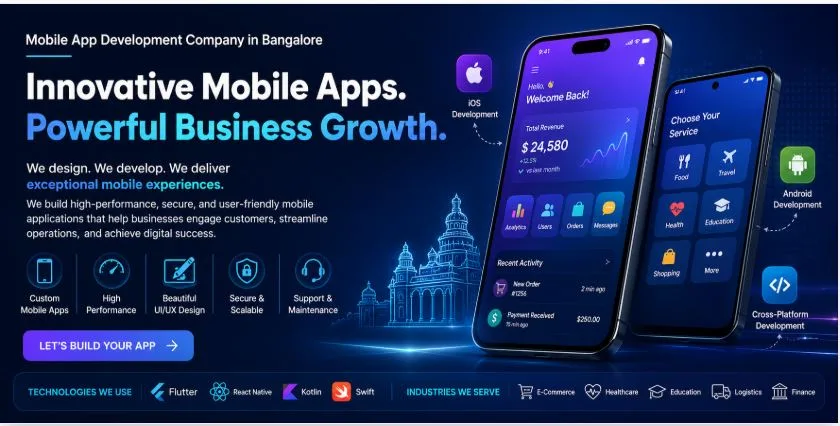 Empowering Businesses with a Leading Mobile App Development Company in Bangalore