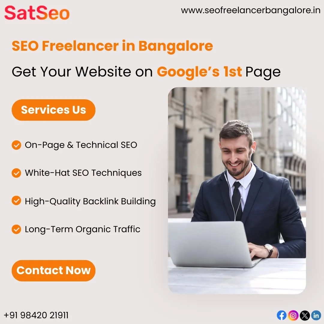 Why Businesses in Bangalore Are Choosing an SEO Freelancer for Sustainable Search Growth