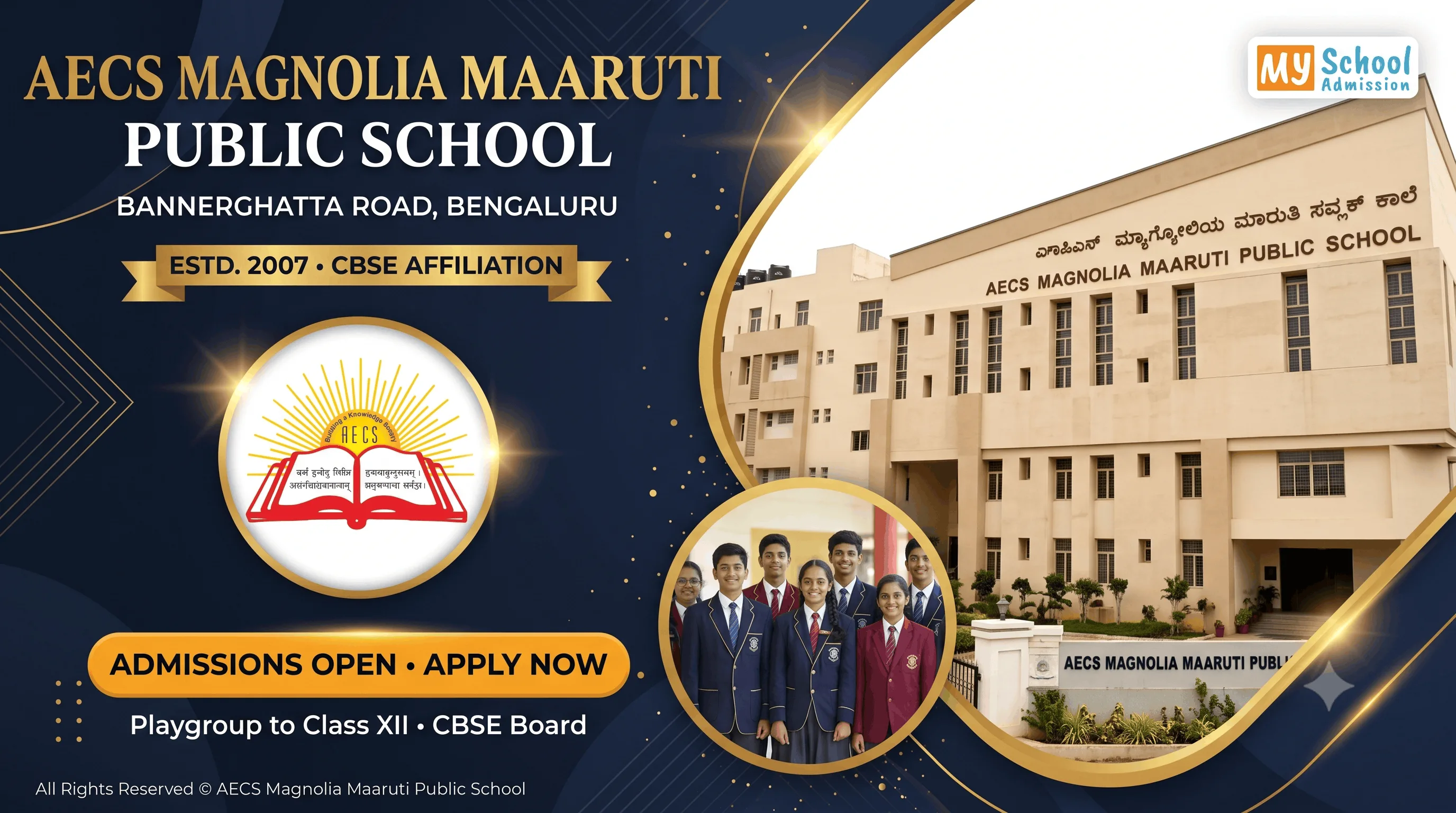 AECS Magnolia Maaruti Public School Bannerghatta Road: Fees, Reviews & Admissions 2026–27