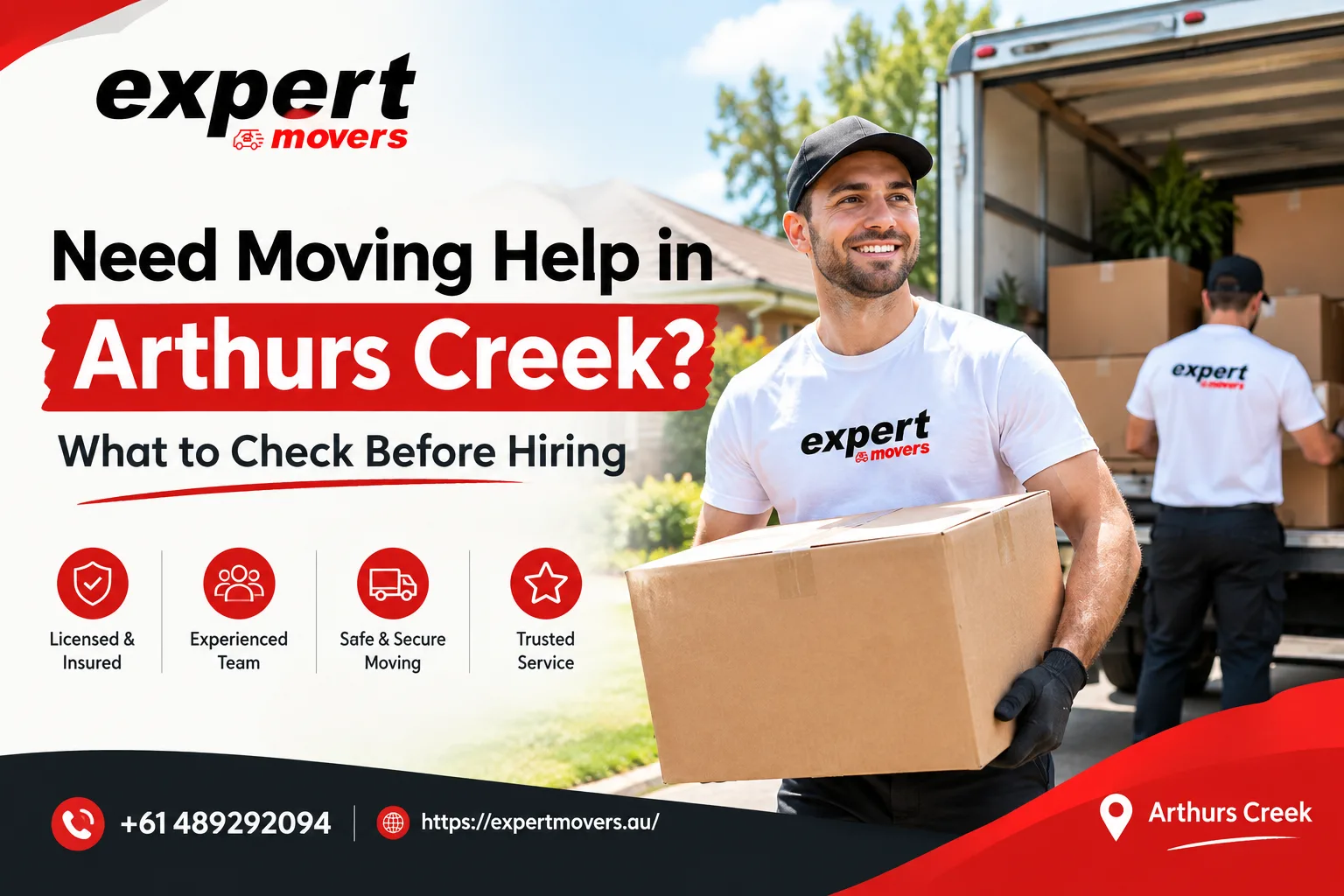 Need Moving Help in Arthurs Creek What to Check Before Hiring