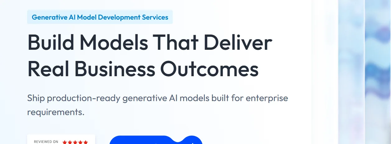 Custom Generative AI Model Development Company | Scalable AI Models