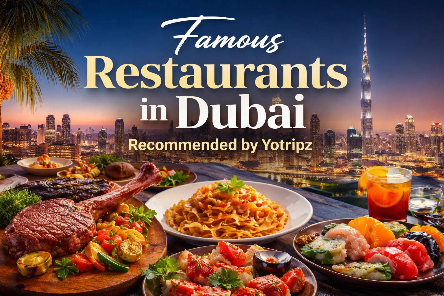 Plan Your Food Journey: Famous Restaurants in Dubai Recommended by Yotripz