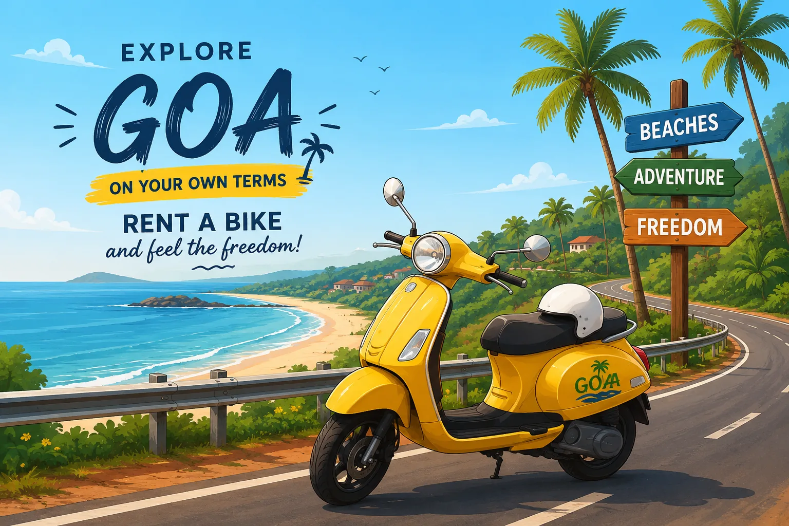 Explore Goa Freely with the Best Bike Rental Options
