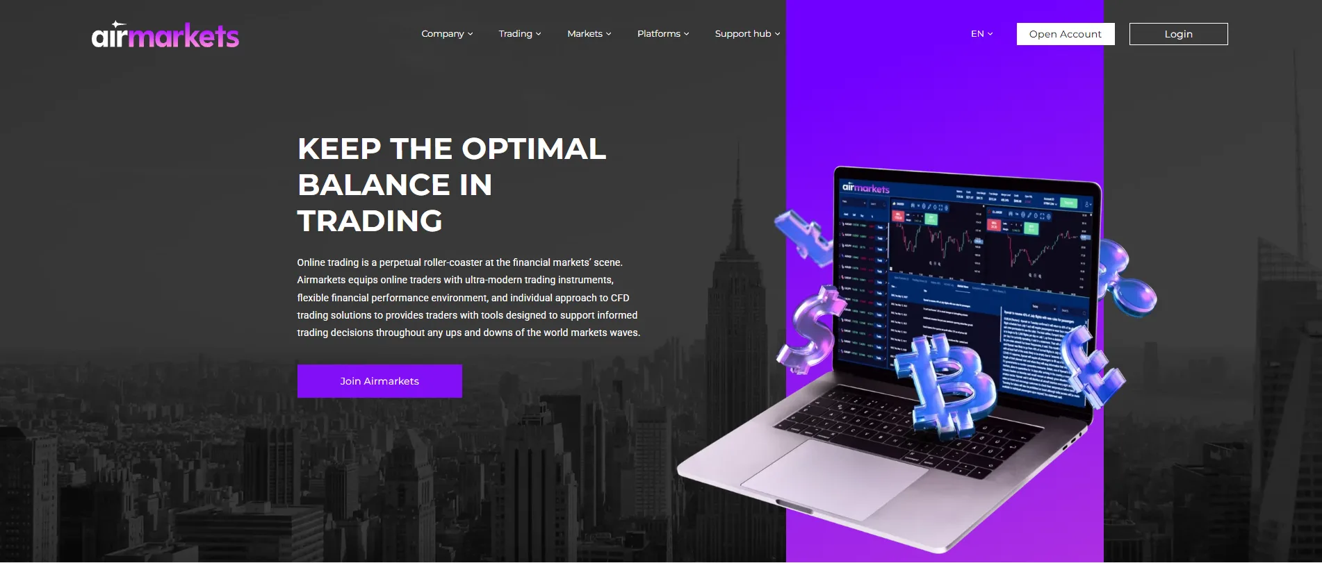 AirMarkets Review: Trading Markets, Accounts and Key Features