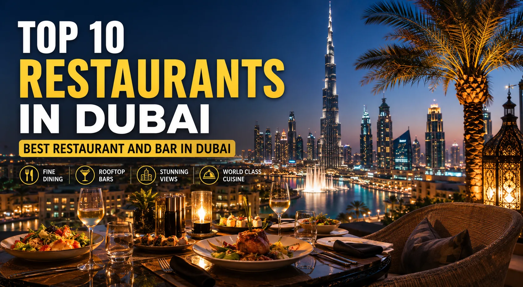 Top 10 Restaurants in Dubai | Best Restaurant and Bar in Dubai 2026
