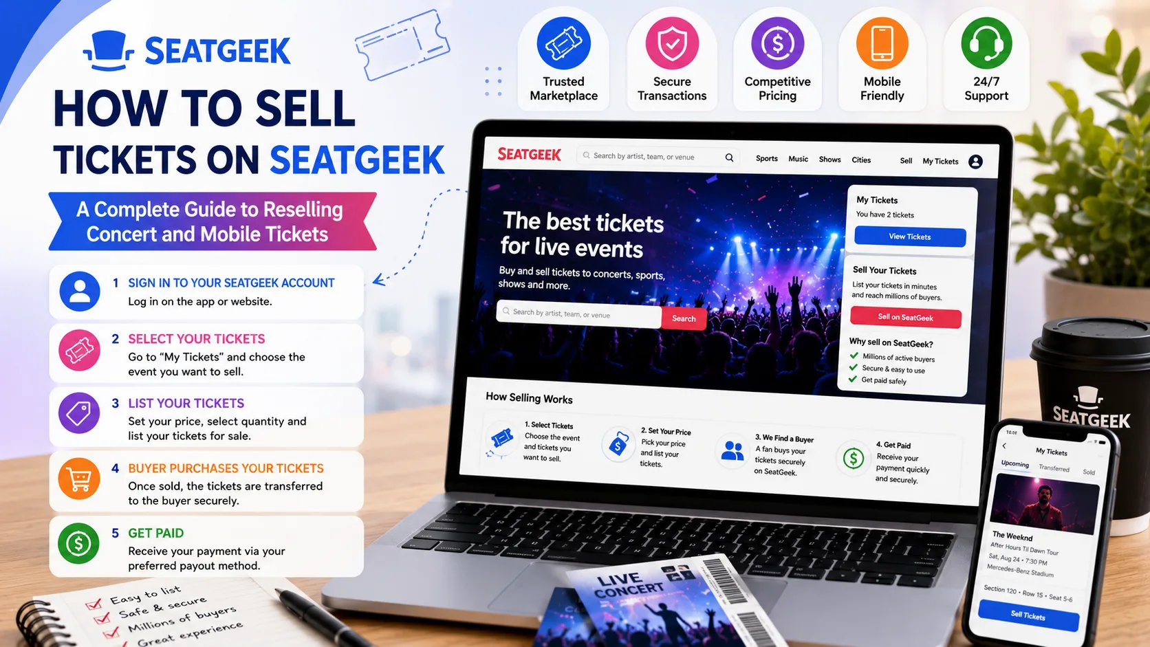 How to Sell Tickets on SeatGeek: A Complete Guide