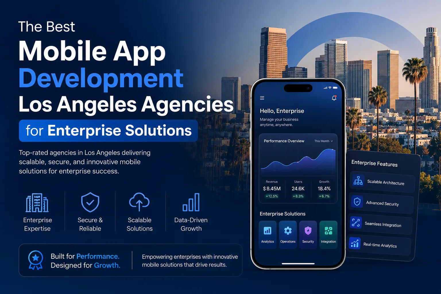 The Best Mobile App Development Los Angeles Agencies for Enterprise Solutions