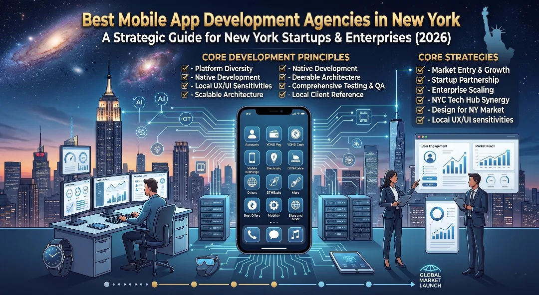 Best Mobile App Development Agencies in New York for Startups & Enterprises (2026)