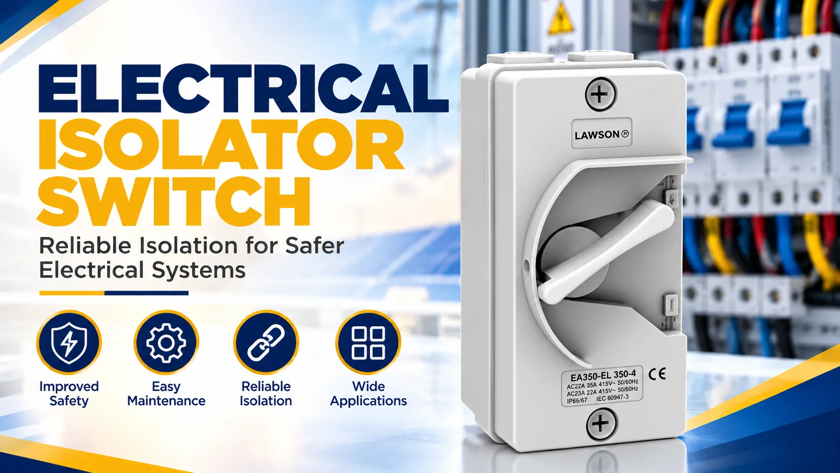 Electrical Isolator Switch: Benefits, Applications and Selection Guide