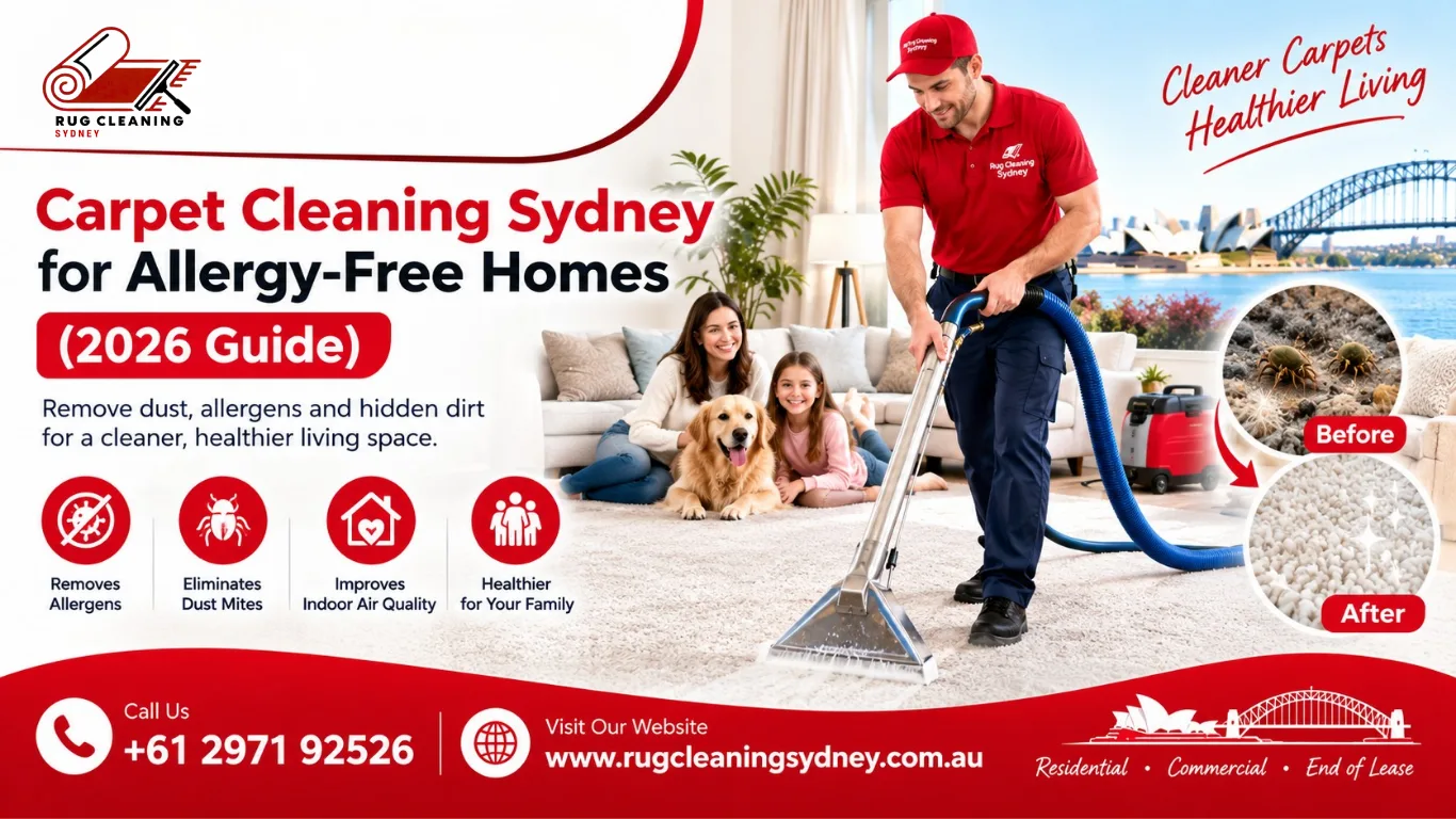 Carpet Cleaning Sydney for Allergy-Free Homes (2026 Guide)